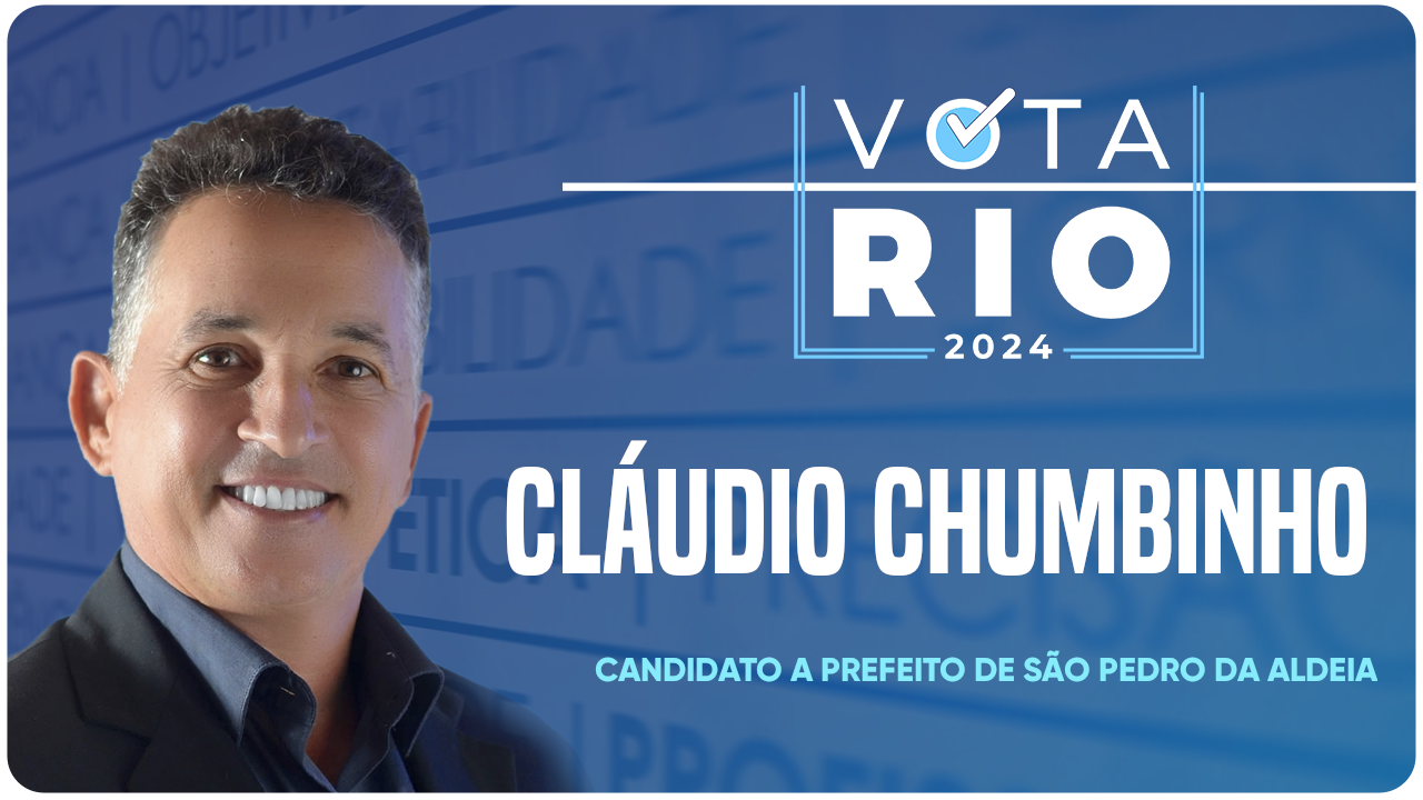 VOTA RIO 2024 #27 - CLÁUDIO CHUMBINHO